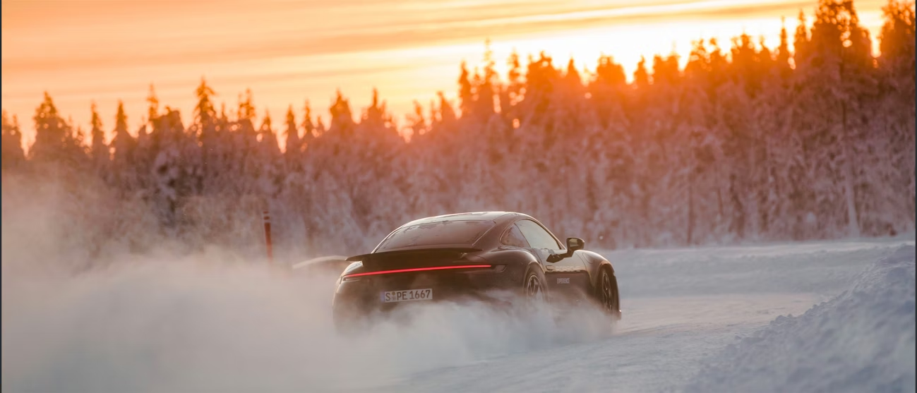 Porsche Winter Driving